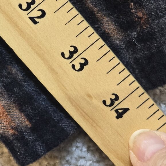 OOAK Upcycled Flannel Shirt Def Leppard Rockabilly Patches Distressed Grunge XL - Picture 11 of 13